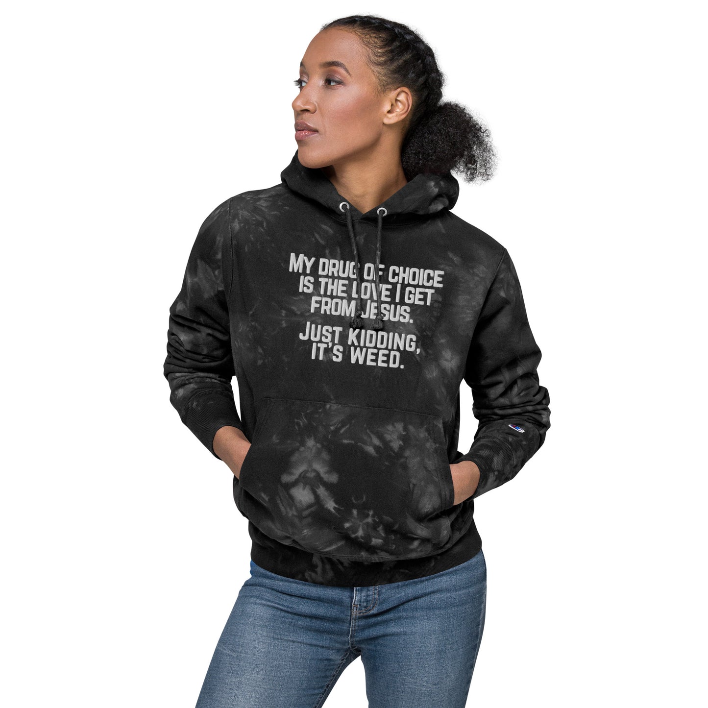 Love of Jesus tie-dye hoodie