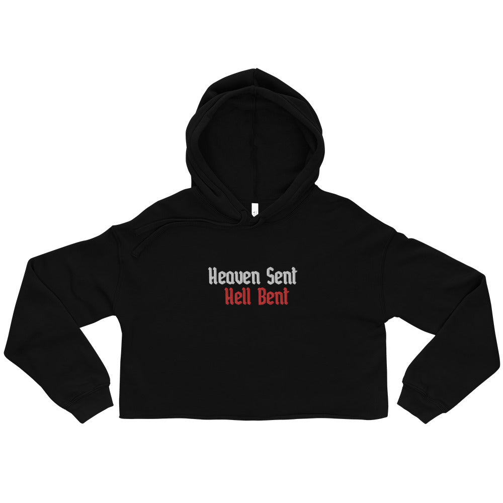 Heaven & Hell Crop Hoodie