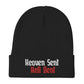 Heaven & Hell Embroidered Beanie