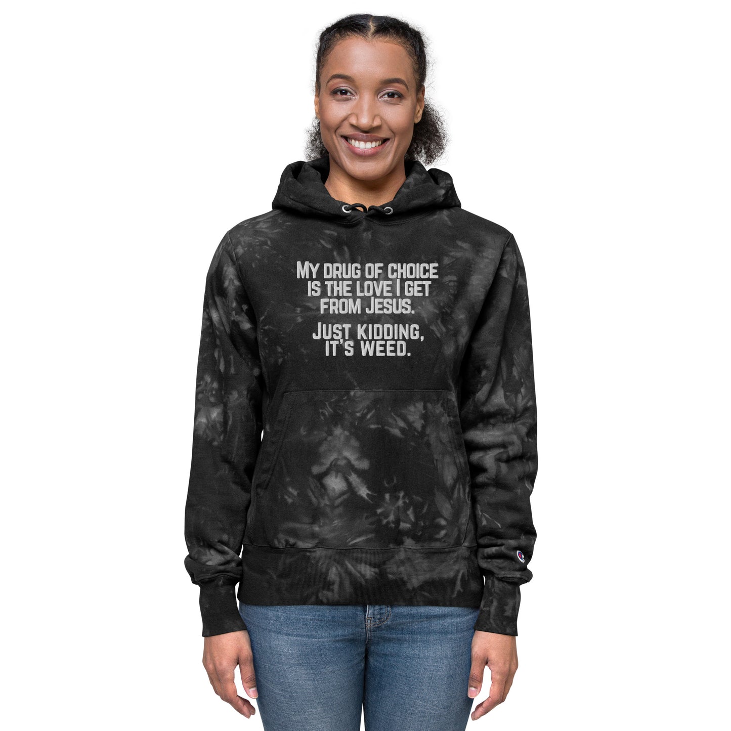 Love of Jesus tie-dye hoodie